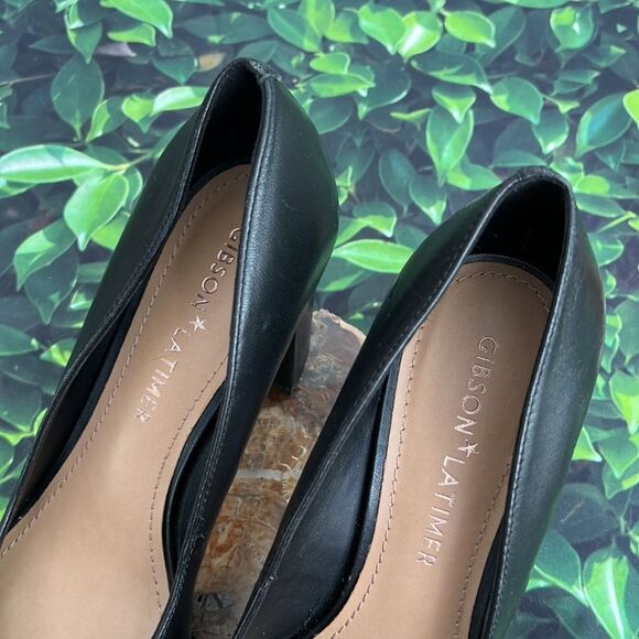 Gibson Latimer black, leather pumps - Picture 3 of 7
